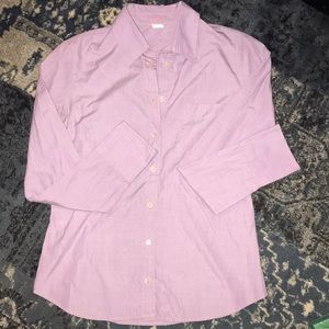 J Crew 100% Cotton Button Up blouse size Small